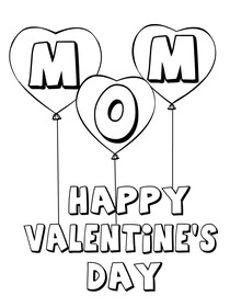 Mom's Love Valentine's Day Card