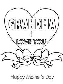 Grandma I Love You Mother's Day Card