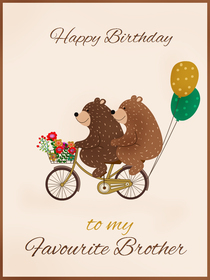 Happy Birthday Favourite Brother