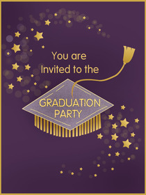 Graduation Party Invitation Card