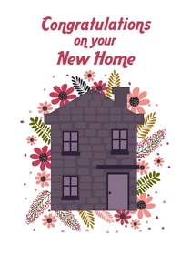 New Home Congratulations Card
